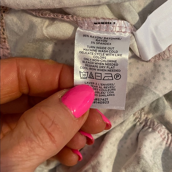 LOFT Pink Floral Halter Dress - Picture 4 of 4